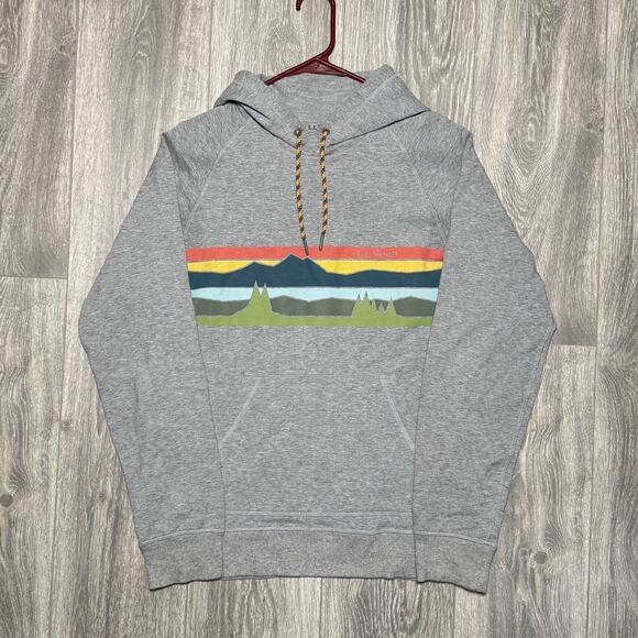 L.L. Bean Other - LL Bean Hoodie Mens Small Gray Pullover Hooded Sweatshirt Comfort Camp